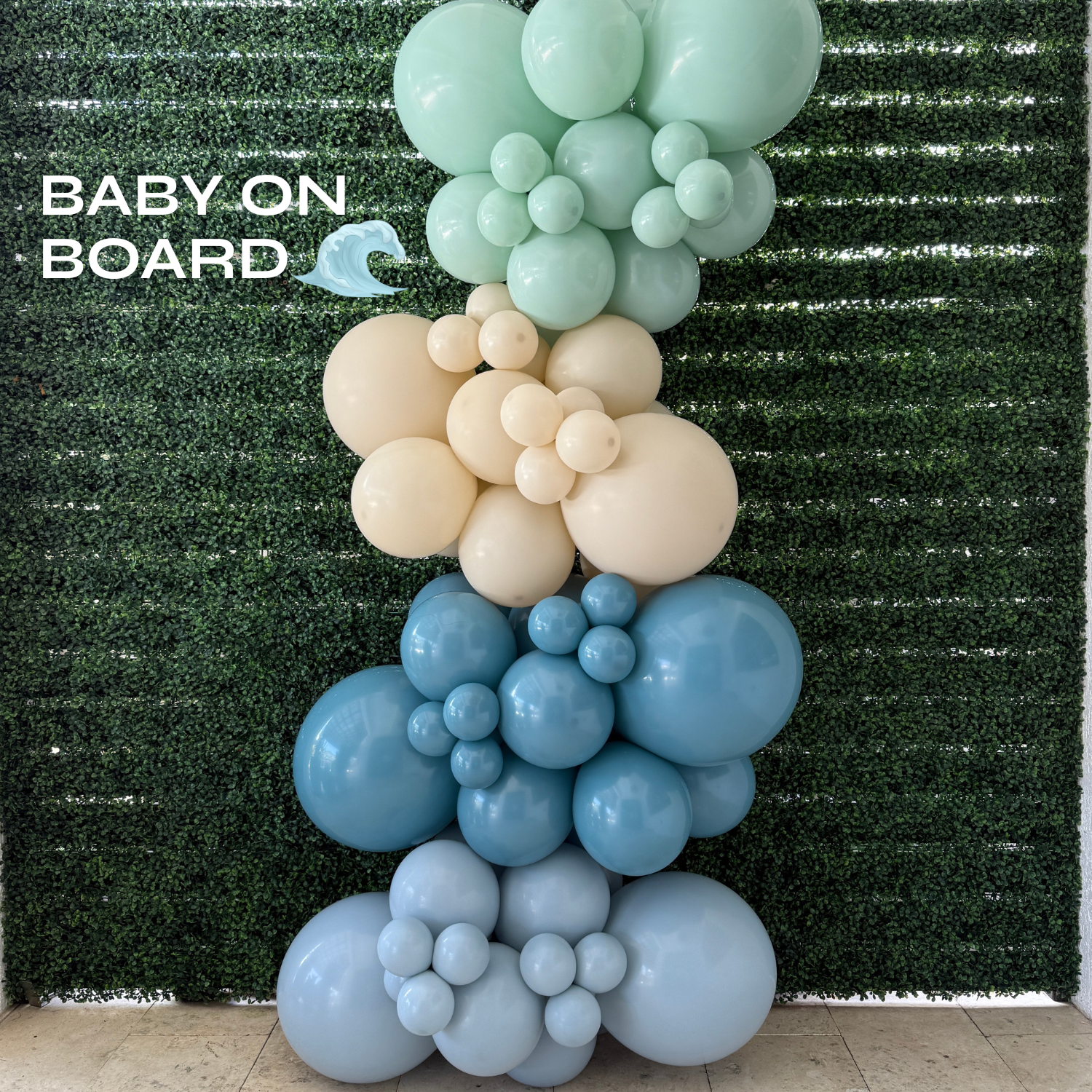 BABY SHOWER BALLON GARLAND