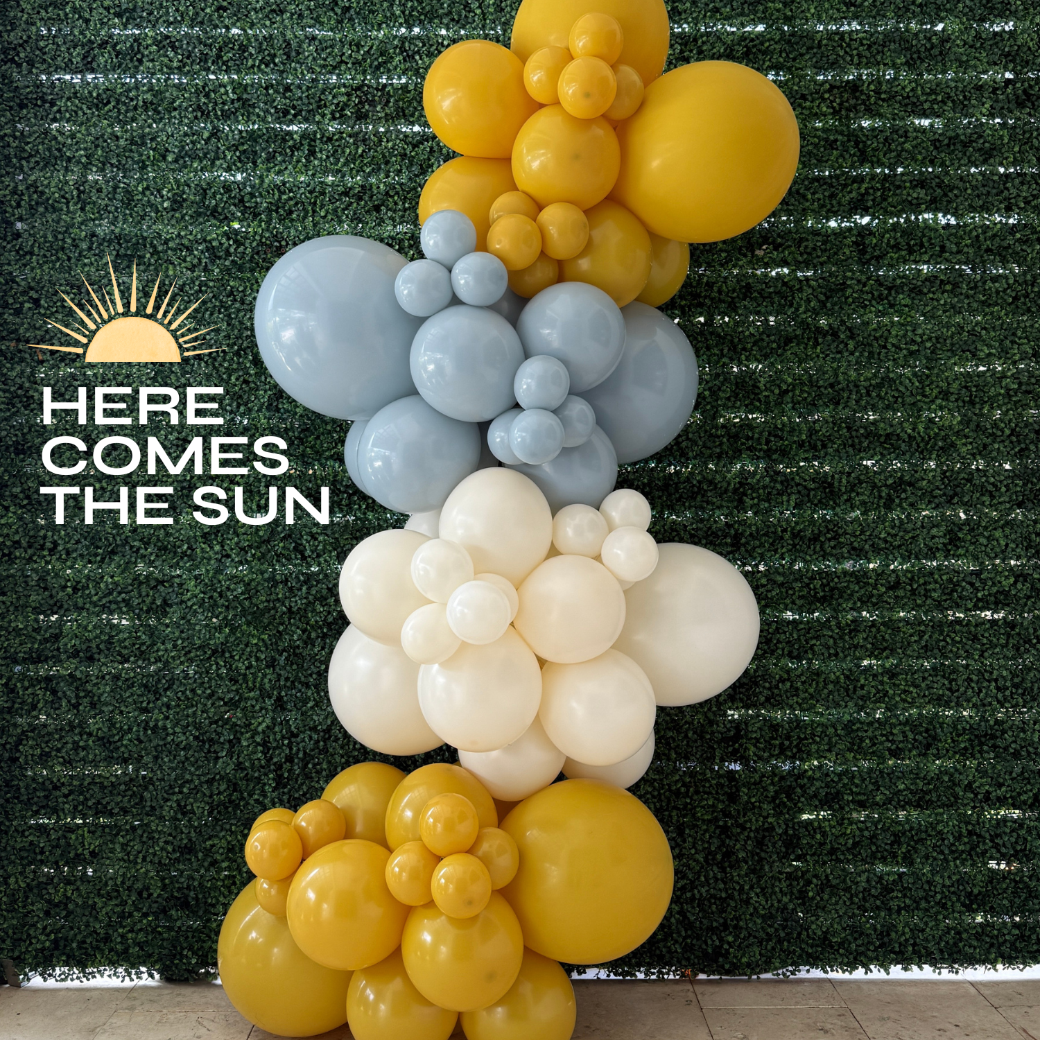 BABY SHOWER BALLON GARLAND