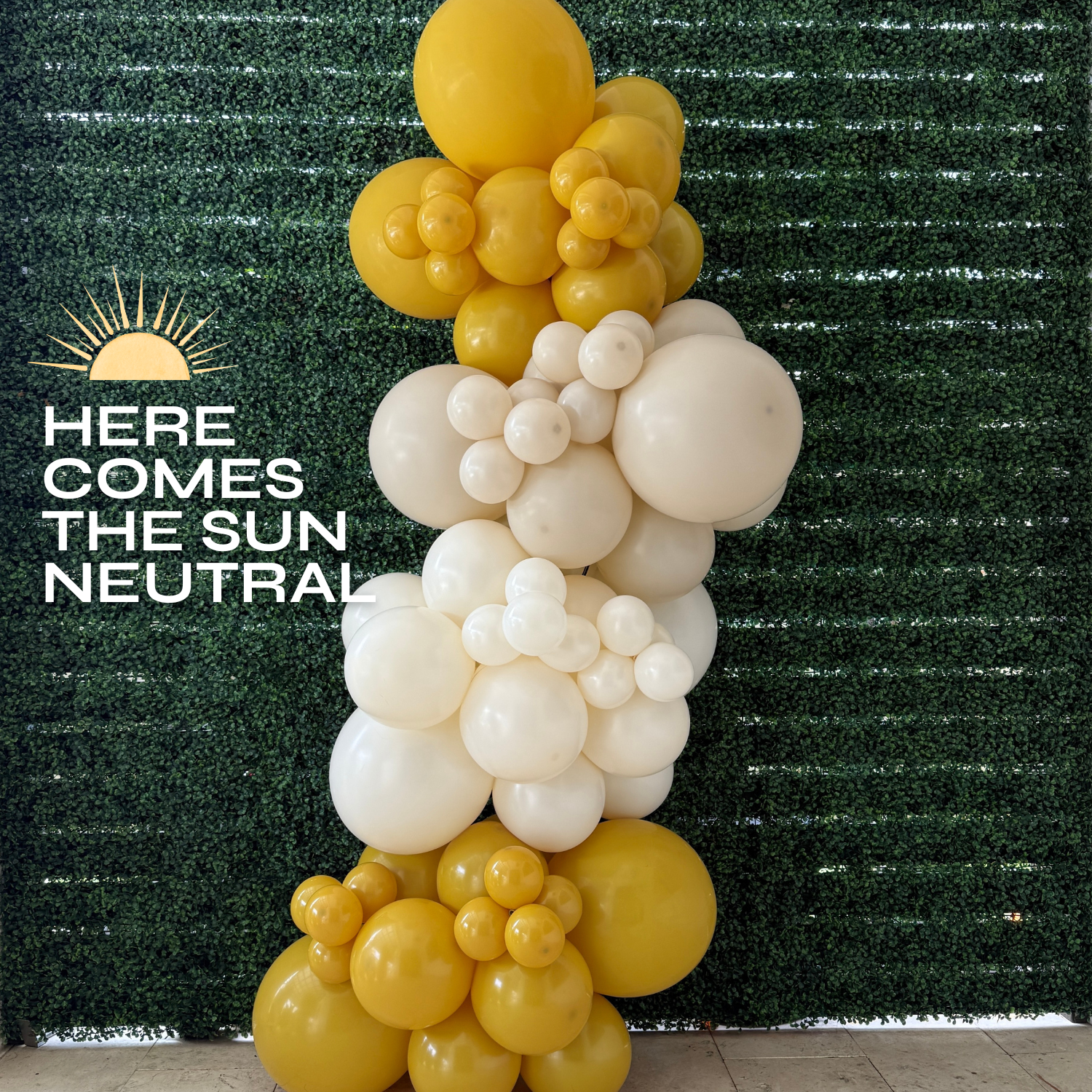 BABY SHOWER BALLON GARLAND