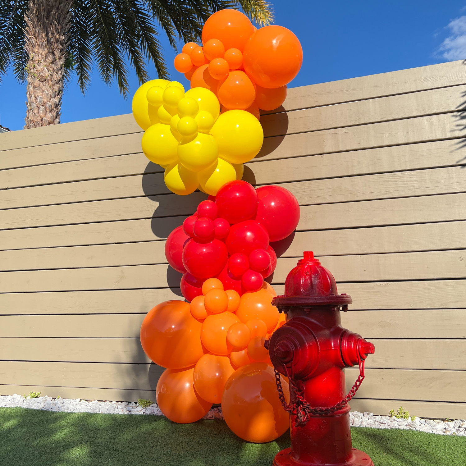 FIREFIGHTER Theme Balloon Garland Kit - Balloon Arch Kit