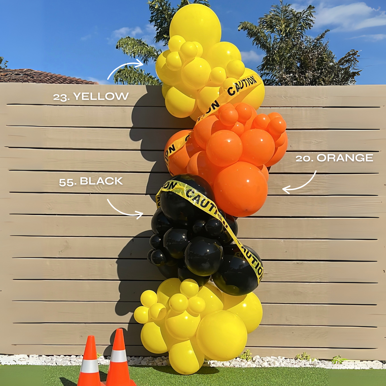 CONSTRUCTION Theme Balloon Garland Kit