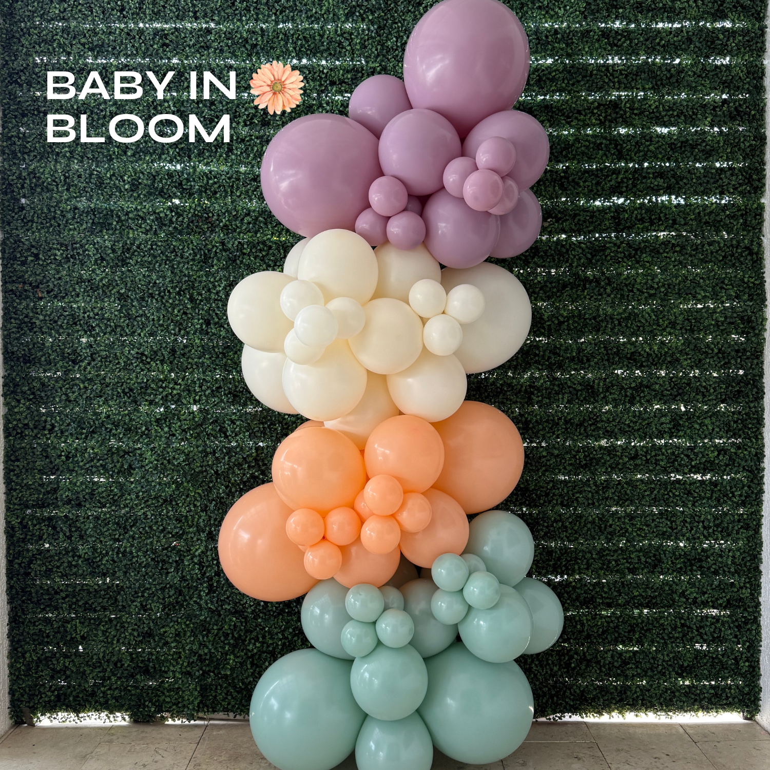 BABY SHOWER BALLON GARLAND