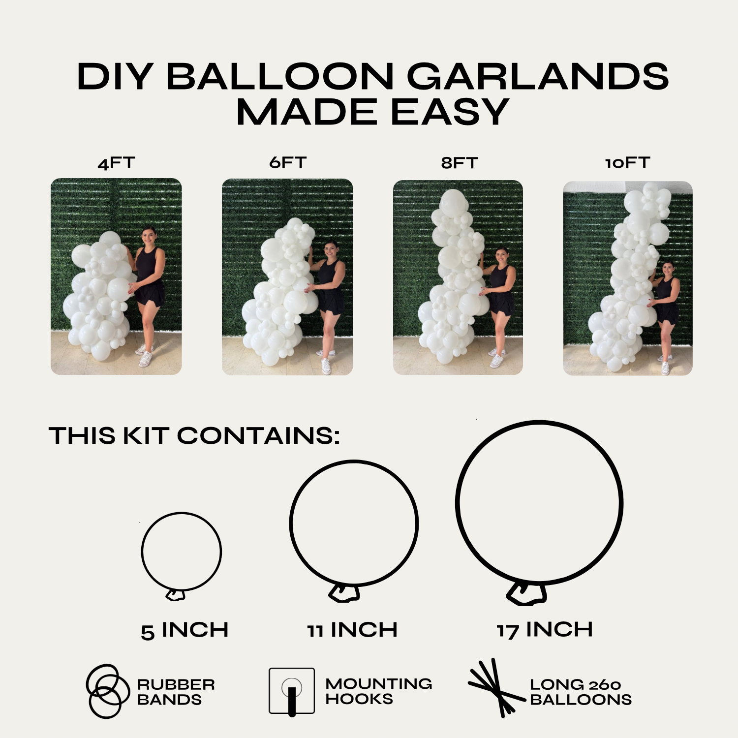 CREATE YOUR OWN BALLOON GARLAND KIT