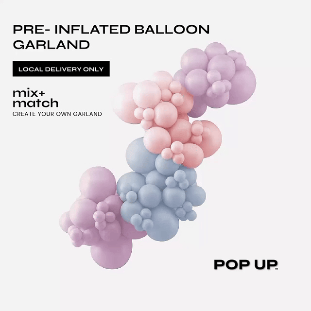 CREATE YOUR OWN BALLOON GARLAND KIT (Pre-inflated)