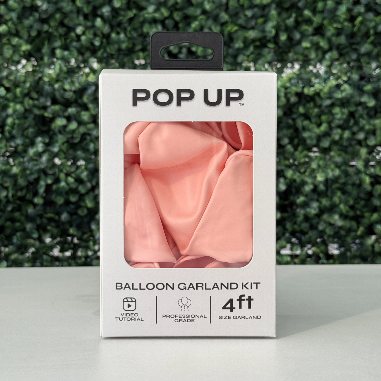 Pop Up Balloon Garland Kit, Mix & Match Pastel Pink 4ft Professional Grade Latex Balloon Arch