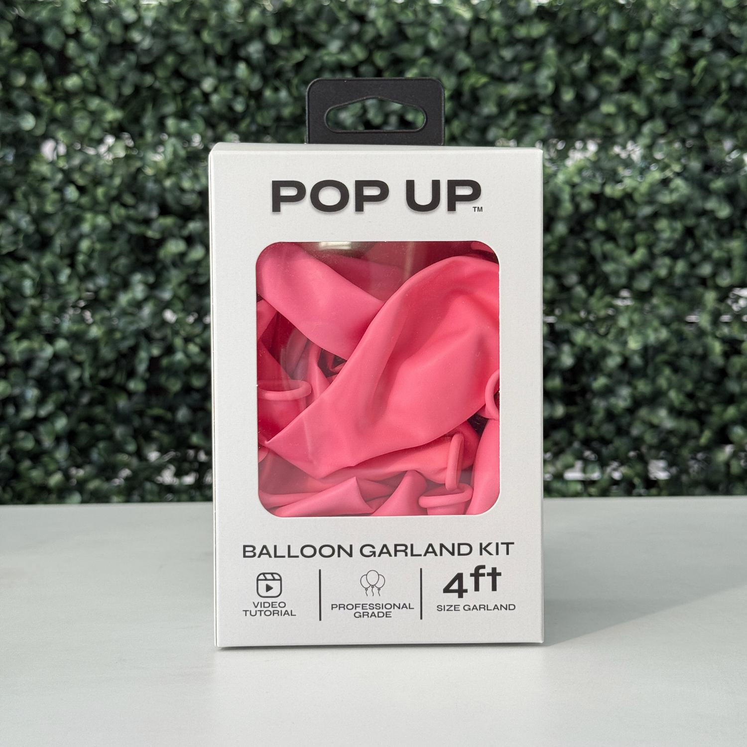 Pop Up Balloon Garland Kit, Mix & Match Pink 4ft Professional Grade Latex Balloon Arch