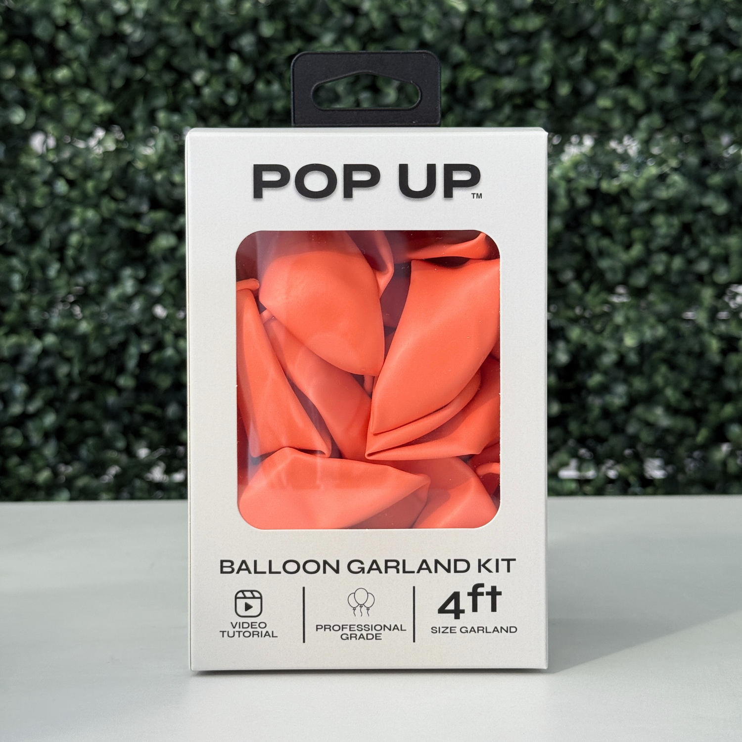 Pop Up Balloon Garland Kit, Mix & Match Coral 4ft Professional Grade Latex Balloon Arch