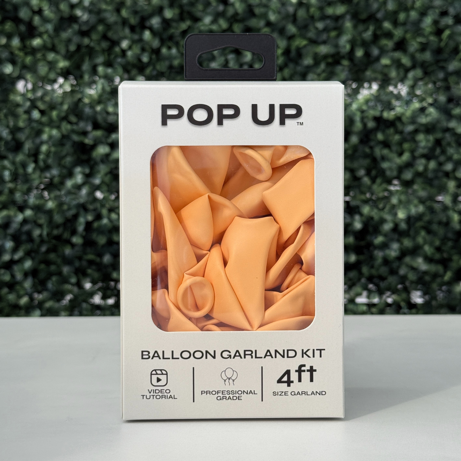 Pop Up Balloon Garland Kit, Mix & Match Pastel Peachy 4ft Professional Grade Latex Balloon Arch