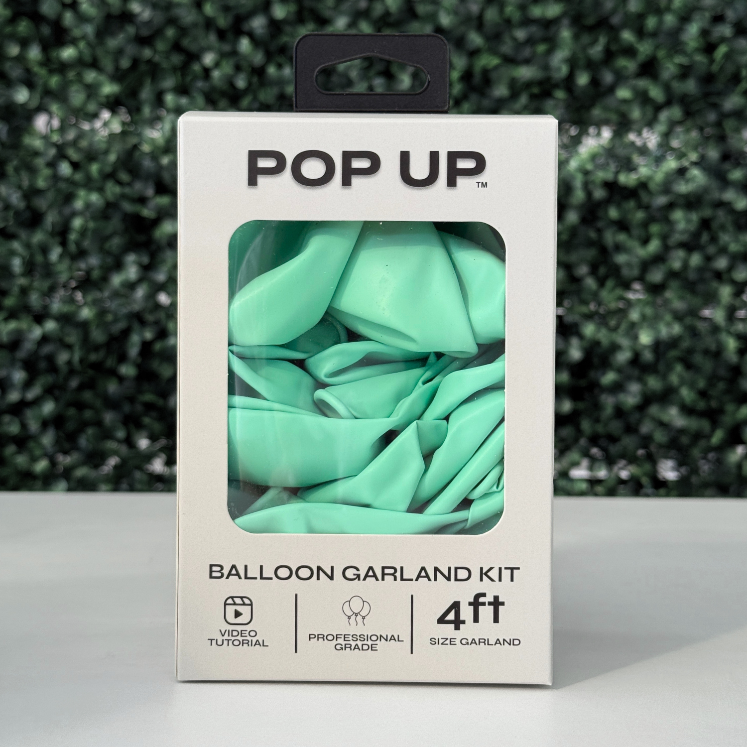 Pop Up Balloon Garland Kit, Mix & Match Candy Mint 4ft Professional Grade Latex Balloon Arch