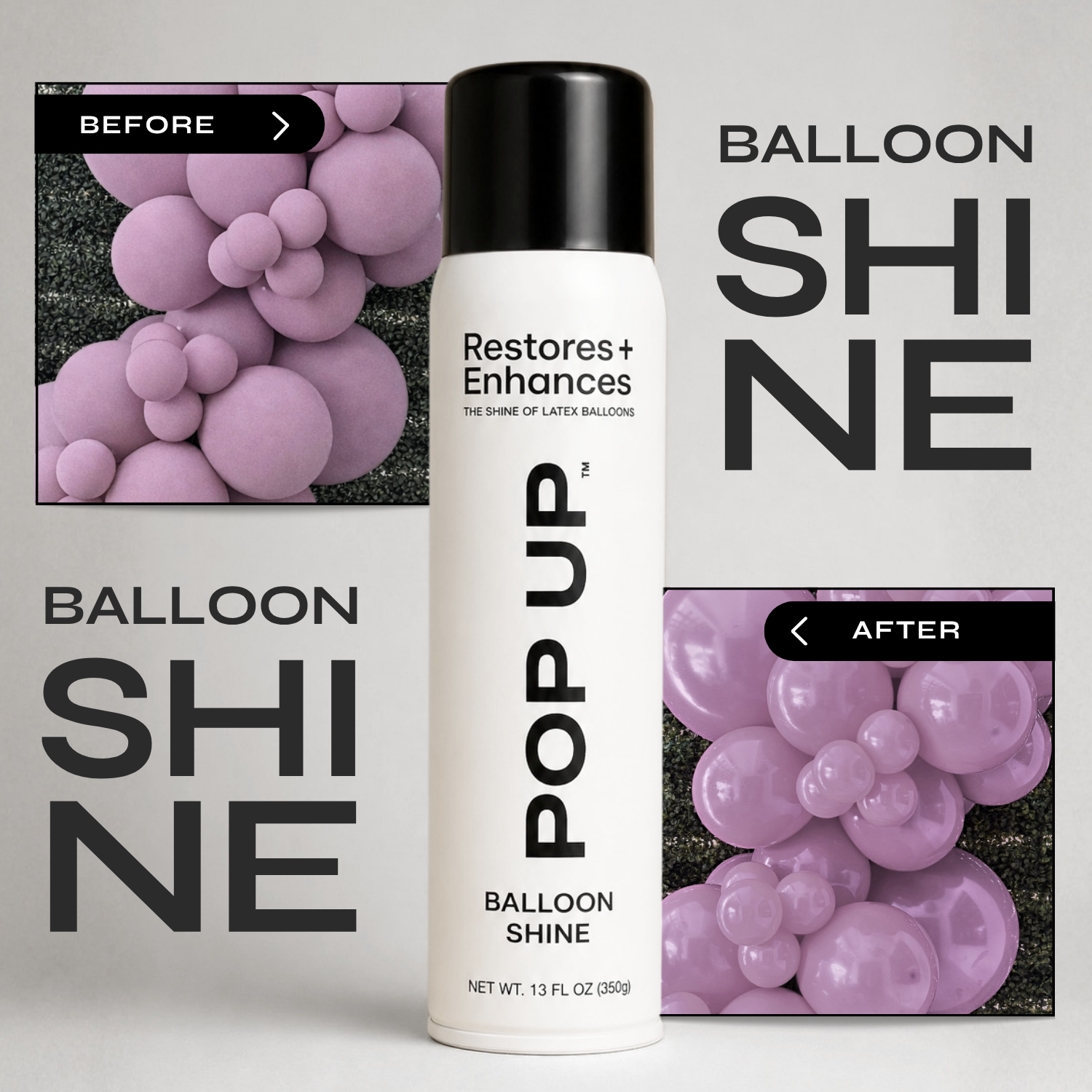 Pop Up BALLOON SHINE Spray