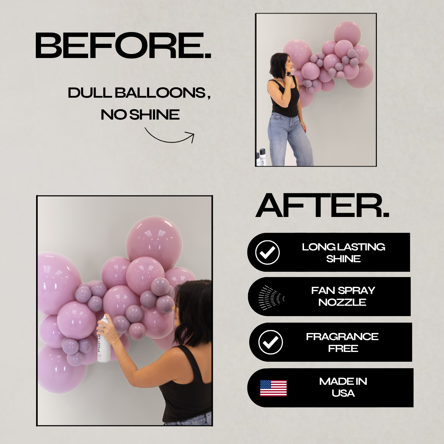 Pop Up BALLOON SHINE Spray (Bundle Offer)