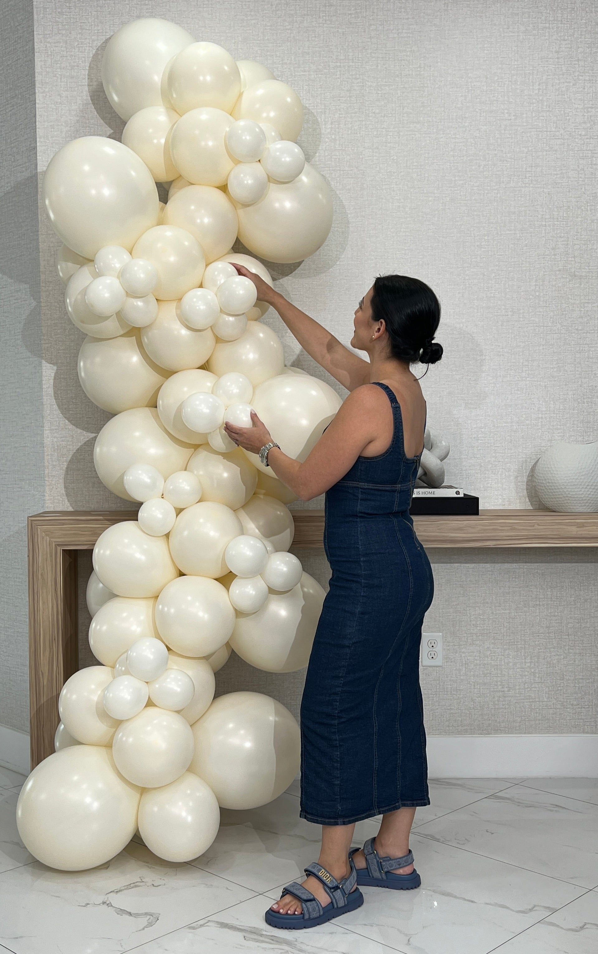 OFF WHITE Balloon Garland Kit