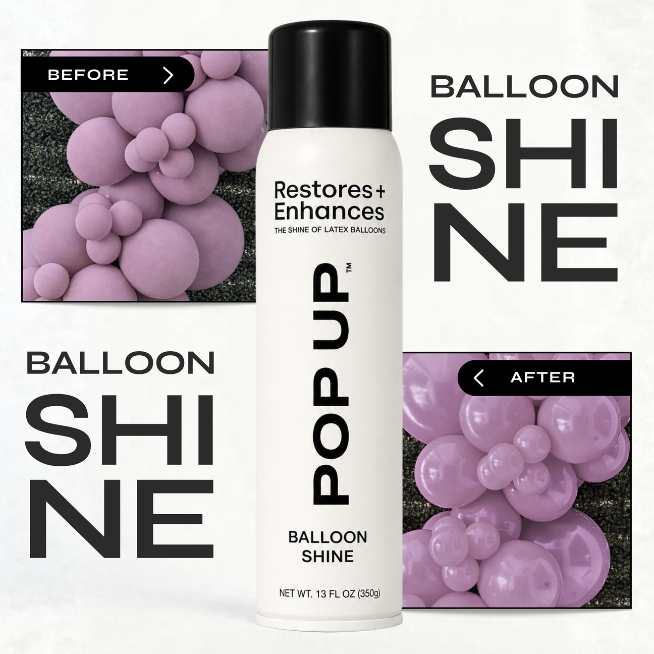 Pop Up BALLOON SHINE Spray