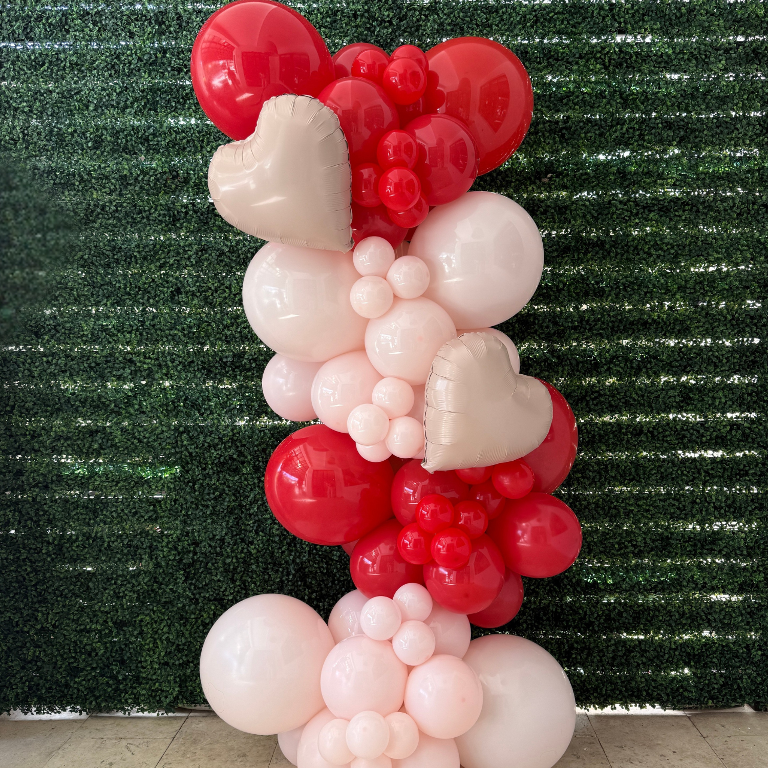 VALENTINES Balloon Garland - Red & Pink Balloon Arch