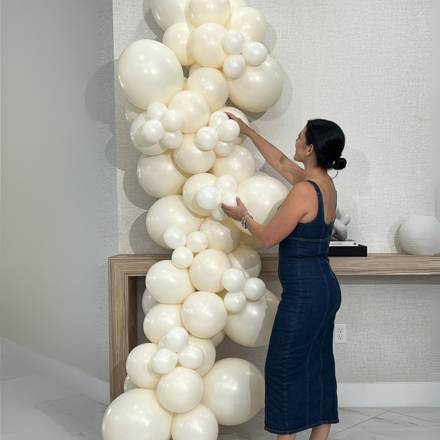 OFF WHITE Balloon Garland Kit
